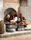 Palestine: Palestinian men selling bread in Jerusalem, c. 1900